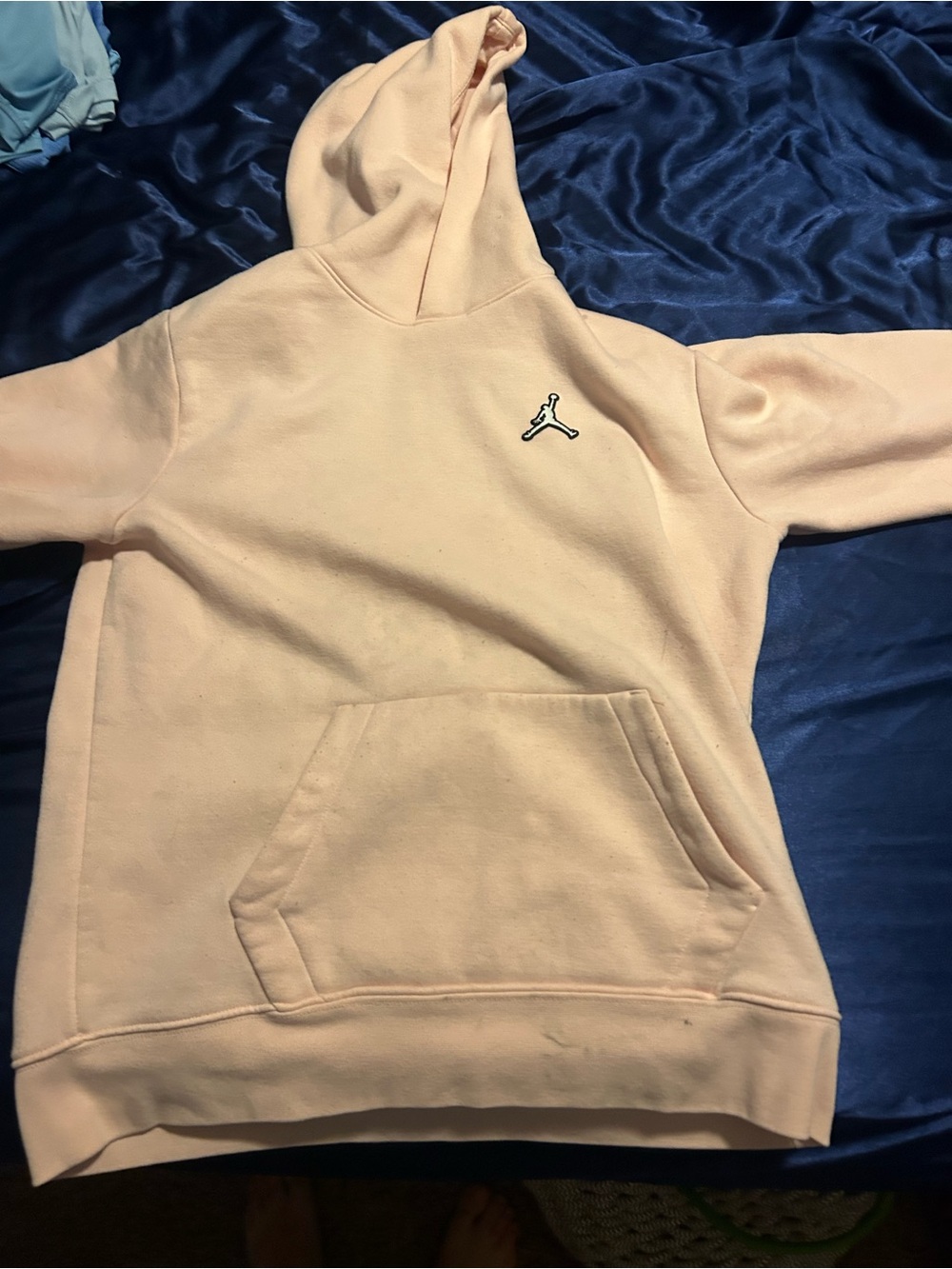 Jordan Men's Crewneck Hoodie in Pale Peach
